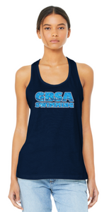 GBSA - Water Navy Blue Ladies Racer Back Tank Top