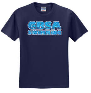 GBSA - Water Navy Blue Short Sleeve T Shirt