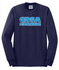 GBSA - Water Navy Blue Long Sleeve Shirt