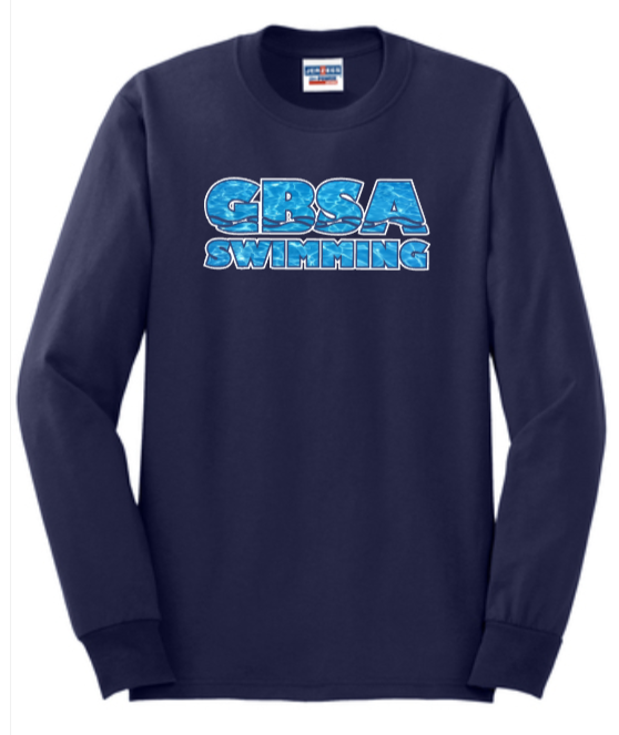 GBSA - Water Navy Blue Long Sleeve Shirt