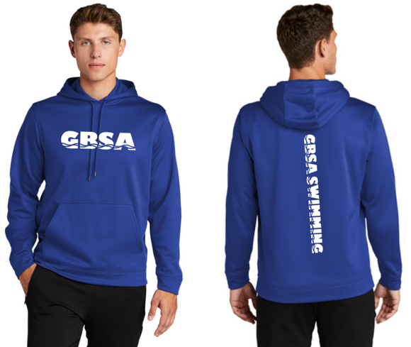 GBSA - Royal Blue Vertical Performance Hoodie Sweatshirt