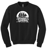 Stewart's Landing - Crew Neck Sweatshirt (Black, Green or Grey)