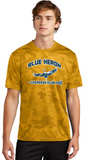 Blue Heron Lacrosse - Camo Hex Short Sleeve Shirt (Blue, Gold or White)