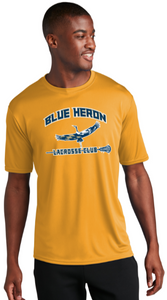 Blue Heron Lacrosse - Performance Short Sleeve (Navy Blue, White or Gold)