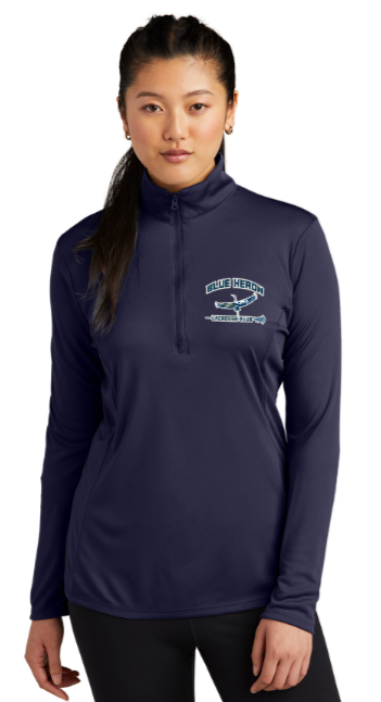Blue Heron Lacrosse - Classic Lady Competitor 1/4 Zip Pullover (Printed)