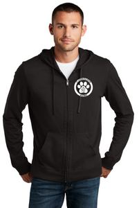 St. Joseph School - CIrcle Men's Full Zip Lightwieght Hoodie (Black or Grey)