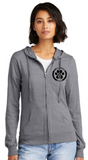 St. Joseph School - Circle Wolfie Lady's Full Zip Lightwieght Hoodie