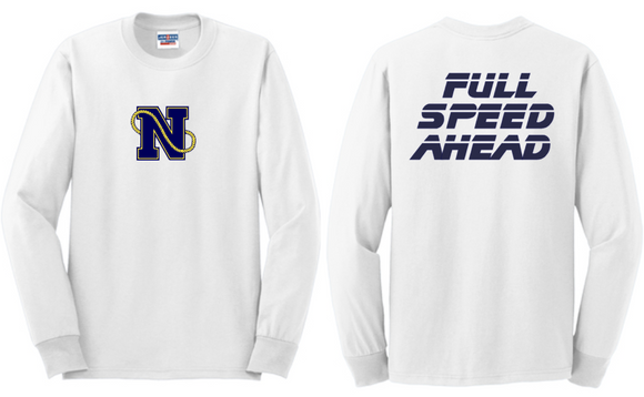 NAAC - Full Speed White Long Sleeve Shirt