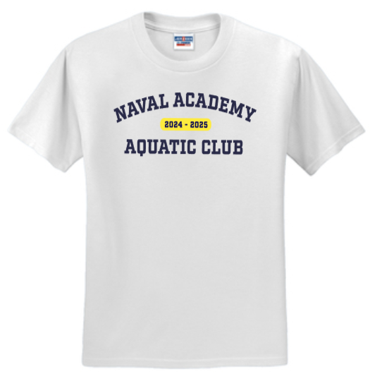 NAAC - Anchor White Short Sleeve Shirt (Youth or Adult)