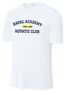 NAAC - Anchor White Performance Short Sleeve Shirt (Youth and Adult)