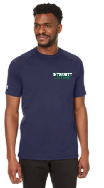 Integrity - Navy Blue Short Sleeve Under Armour Embroidered Shirt