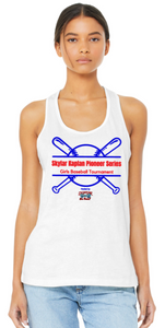 SKPS Baseball - Official Tournament - Bella Canvas Tank Top Shirt (White)