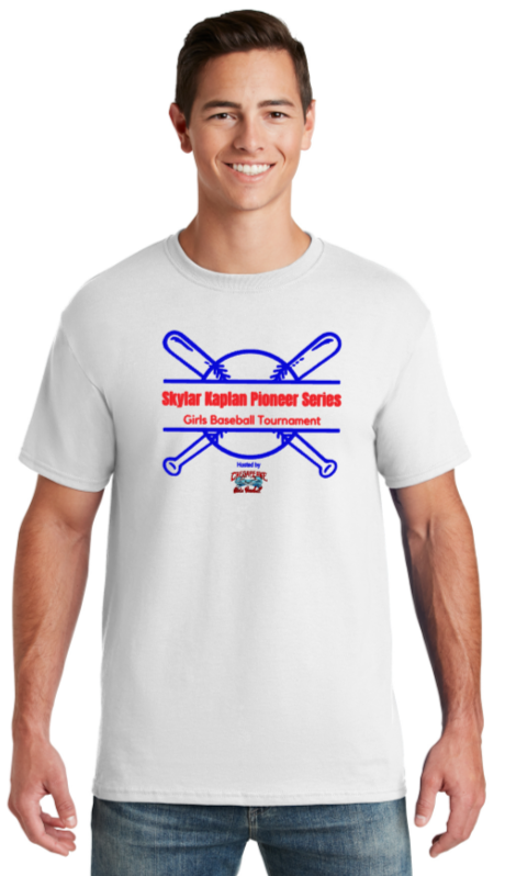 SKPS Baseball - Official Tournament - Short Sleeve 50/50 Cotton Poly Blend (White)