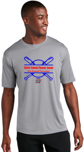 SKPS Baseball - Official Tournament - Unisex Performance Short Sleeve (Grey)