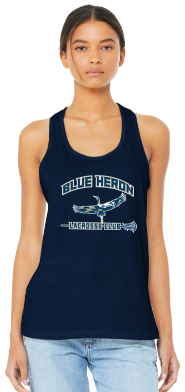 Blue Heron - Ladies Racer Back Tank Top