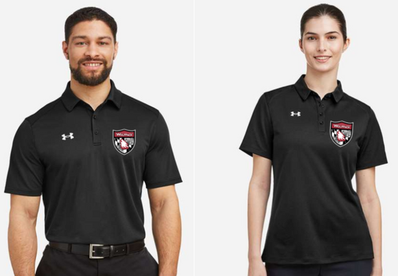 St. Joseph - Sheild Under Armour Polo (Black or Grey) (Unisex or Lady's Cut)