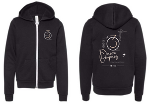 Q 3 Dance - Youth Sponge Fleece Full-Zip Hoodie