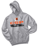 CSP Volleyball - Official Hoodie Sweatshirt (White, Black or Grey)