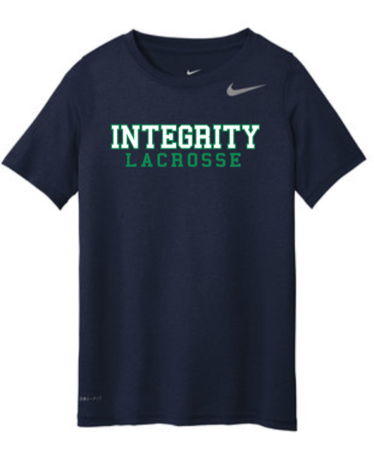 Integrity - Navy Blue Nike Legend Tee (Youth, Adult or Lady)