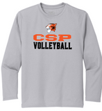 CSP Volleyball - Official Long Sleeve T Shirt (White, Black or Grey)