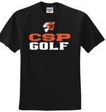 CSP Golf - Official Short Sleeve T Shirt (White, Black or Grey)
