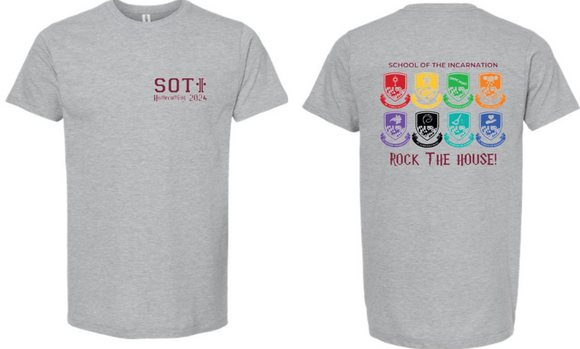 SOTI Homecoming 2024 - ADULT Grey SS T Shirt (Tultex)