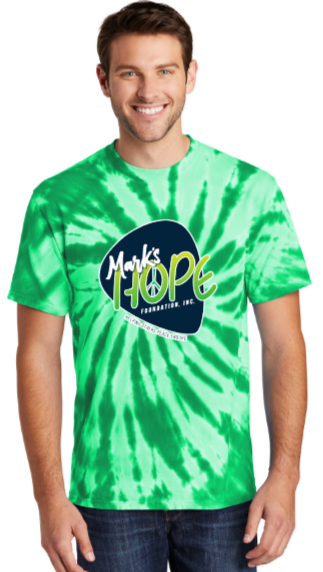 Mark's Hope - Short Sleeve Tie Dye Shirt (Green)
