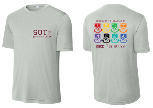 SOTI Homecoming 2024 - YOUTH Grey SS Performance T Shirt