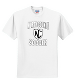 NCHS Women's Soccer - Official Short Sleeve T Shirt (Black, White, Pink or Grey)