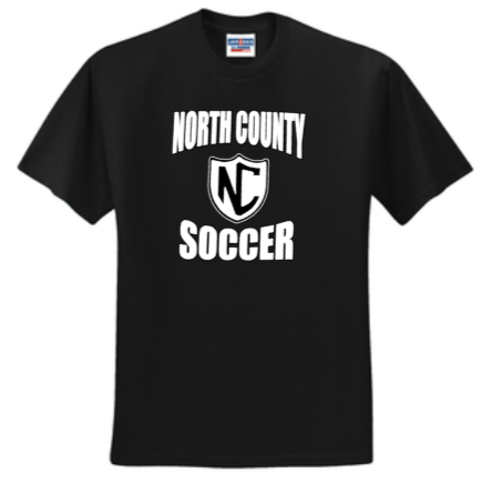 NCHS Women's Soccer - Official Short Sleeve T Shirt (Black, White, Pink or Grey)