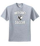 NCHS Women's Soccer - Official Short Sleeve T Shirt (Black, White, Pink or Grey)