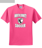 NCHS Women's Soccer - Official Short Sleeve T Shirt (Black, White, Pink or Grey)