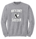 NC Women's Soccer - Crew Neck Sweatshirt (Pink, White Grey or Black)