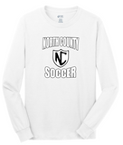 NCHS Women's Soccer - Official Long Sleeve T Shirt (Black, White, Pink or Grey)