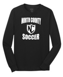 NCHS Women's Soccer - Official Long Sleeve T Shirt (Black, White, Pink or Grey)