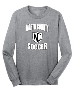 NCHS Women's Soccer - Official Long Sleeve T Shirt (Black, White, Pink or Grey)