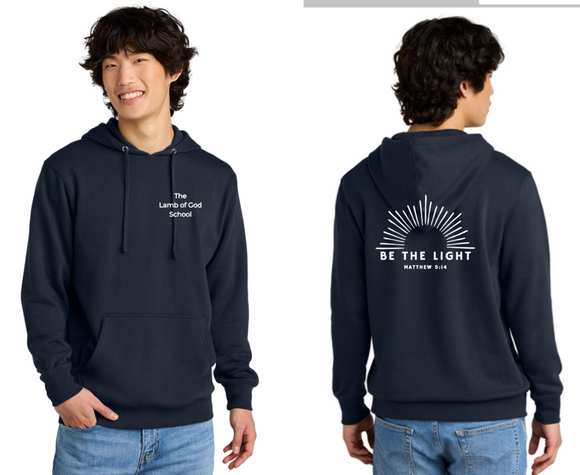 Lamb of God School - Classic - Navy Blue District Hoodie (Youth and Adult)