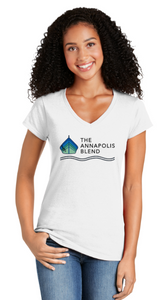 Annapolis Blend - Ladies Vneck Short Sleeve T Shirt