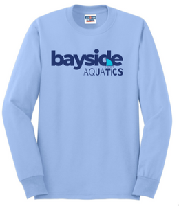 Bayside - FIN - Light Blue Long Sleeve Shirt (Youth and Adult)