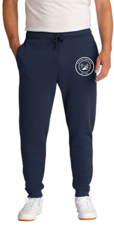 Bayside - Circle Navy Blue Jogger Sweatpants (Youth or Adult)