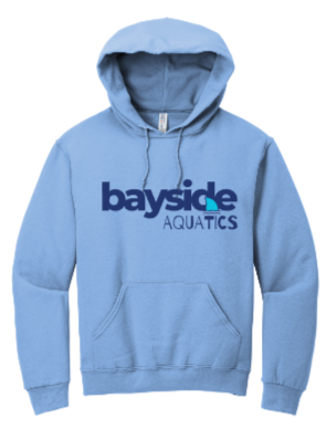 Bayside - FIN - Light Blue Hoodie Sweatshirt (Youth and Adult)