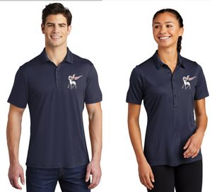 Lamb of God - Navy Blue Performance Polo (Unisex or Lady Cut)