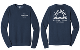 Lamb of God School - Back Logo - Bella Canvas Unisex Sponge Fleece Raglan Sweatshirt (Adult) (Heather Navy or Dark Grey Heather) (Copy)