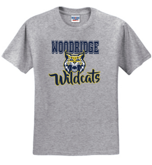 Woodridge Elementary - Grey Short Sleeve Shirt (Youth or Adult)