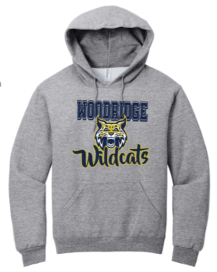 Woodridge Elementary - Woodridge Grey Hoodie Sweatshirt (Youth and Adult)