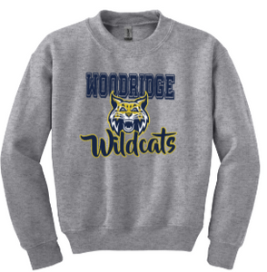 Woodridge Elementary  - Woodridge Grey Crew Neck Sweatshirt