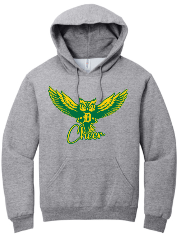 Dundalk Cheer - OWLS Hoodie Sweatshirt (Grey, White or Green)