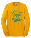 Dundalk Cheer - DHS Long Sleeve T Shirt (Gold, White or Grey)