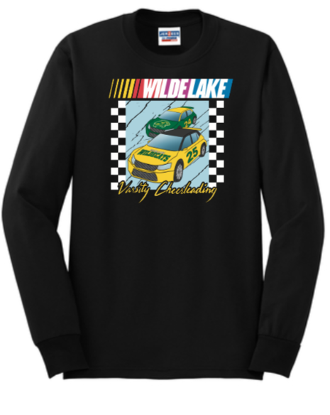 WLHS Cheer - Nascar Long Sleeve Shirt