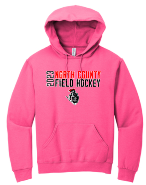 NCHS Field Hockey - Official Hoodie Sweatshirt (White, Black, Grey, Pink or Red)